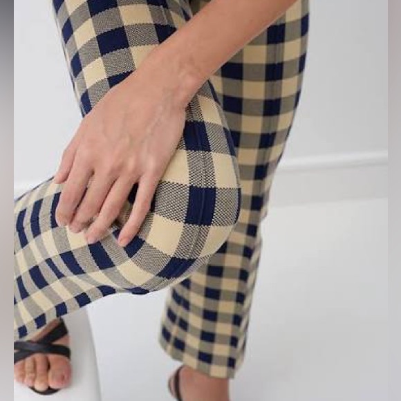 High Sport Gingham Kick Flare Pant Small - made in Italy - Picture 4 of 11